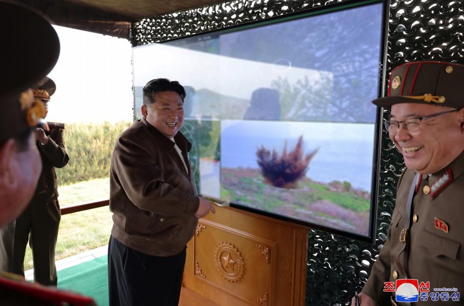 Respected Comrade Kim Jong Un Oversees Test-Fire o
