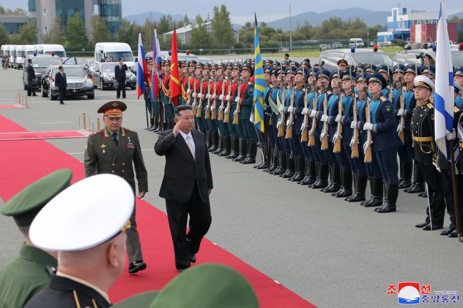 زيارة الرئيس كيم جونغ وون لمدينة فلاديفستك