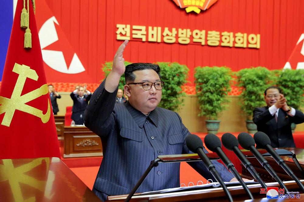 كلمة القائد المحترم كيم جونغ وون في الاجتماع الوطني لاستعراض الوقاية الطارئة