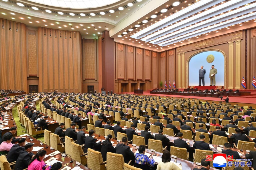 Second-day Sitting of First Session of 15th  SPA of DPRK Held