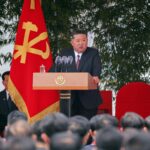 Respected Comrade Kim Jong Un Pays Congratulatory Visit to Central Cadres Training School of WPK on Its 80th Founding  Anniversary
